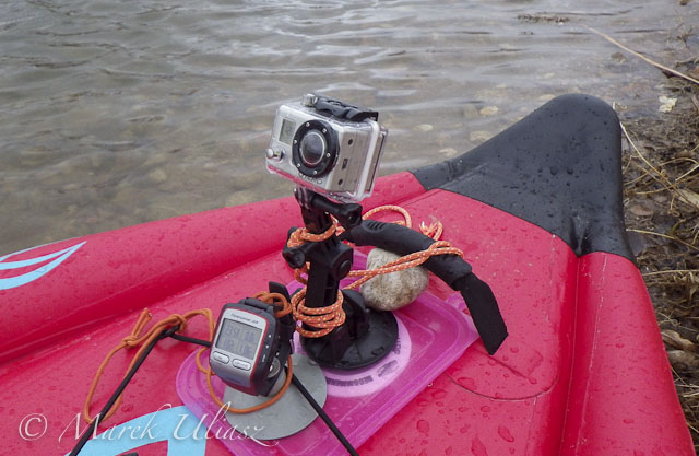 Suction Cup Mounts On Inflatable Badfish Sup Paddling With A Camera