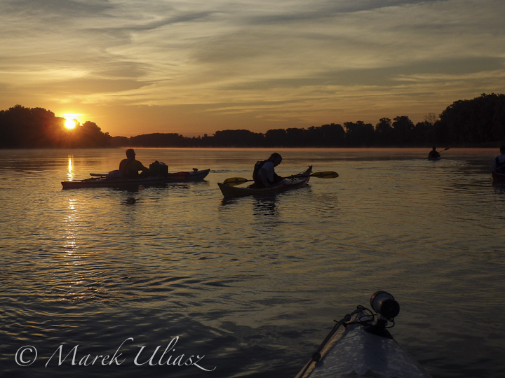 sunrise on Missouri River