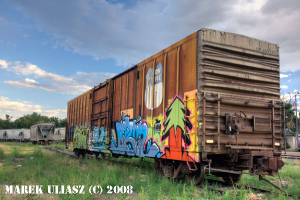 Union Pacific boxcar, Fort Collins, Colorado