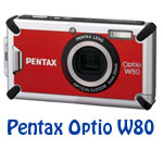 Pentax Optio W80 red