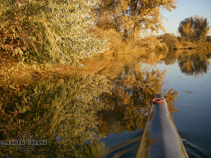 paddling Thunderbolt kayak