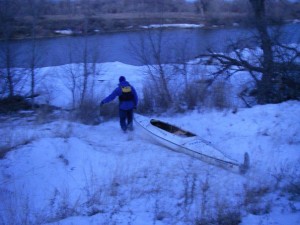 South Platte River winter paddling South Platte River winter paddling