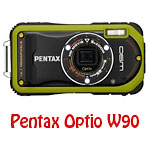 Pentax Optio W90 pistachio green