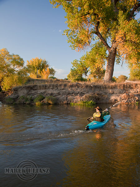 paddling St Vrain Creek