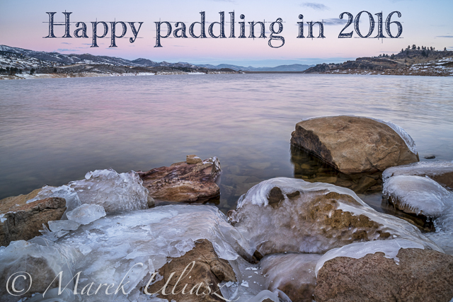 Horsetooth Reservoir in winter