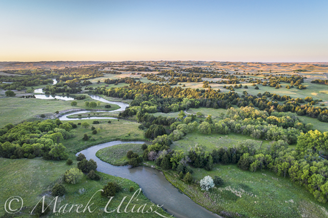 Dismal River in Nebraska Sand Hills from Above « paddling with a camera