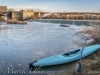 kayak and river diversion dam