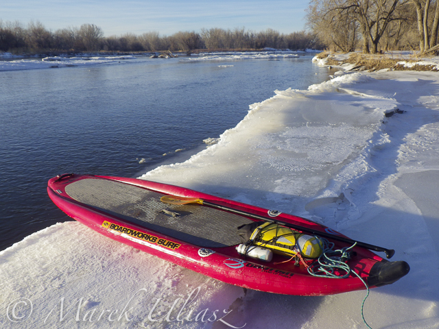 10 Winter Miles of Stand Up Paddling on South Platte River
