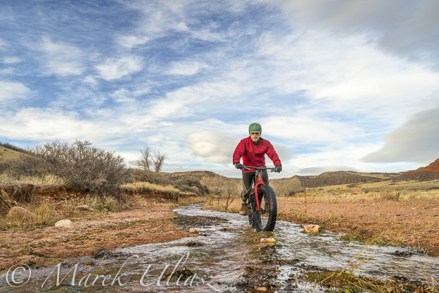 Water in Red Mountain Open Space – Fat Bike Exploration