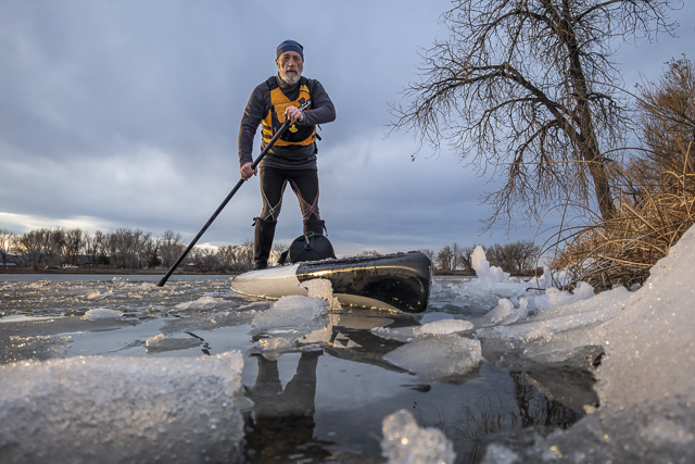 Breaking the Ice: Winter Stand Up Paddleboarding in Colorado