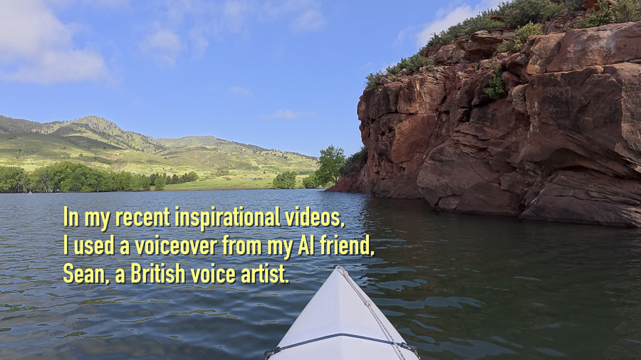 Paddling stories with my real voice vs AI voiceover