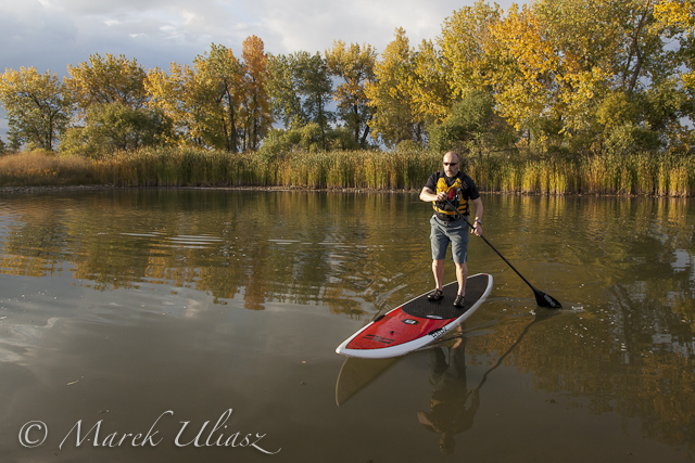 Bark Expedition Stand Up Paddleboard in Fall Scenery